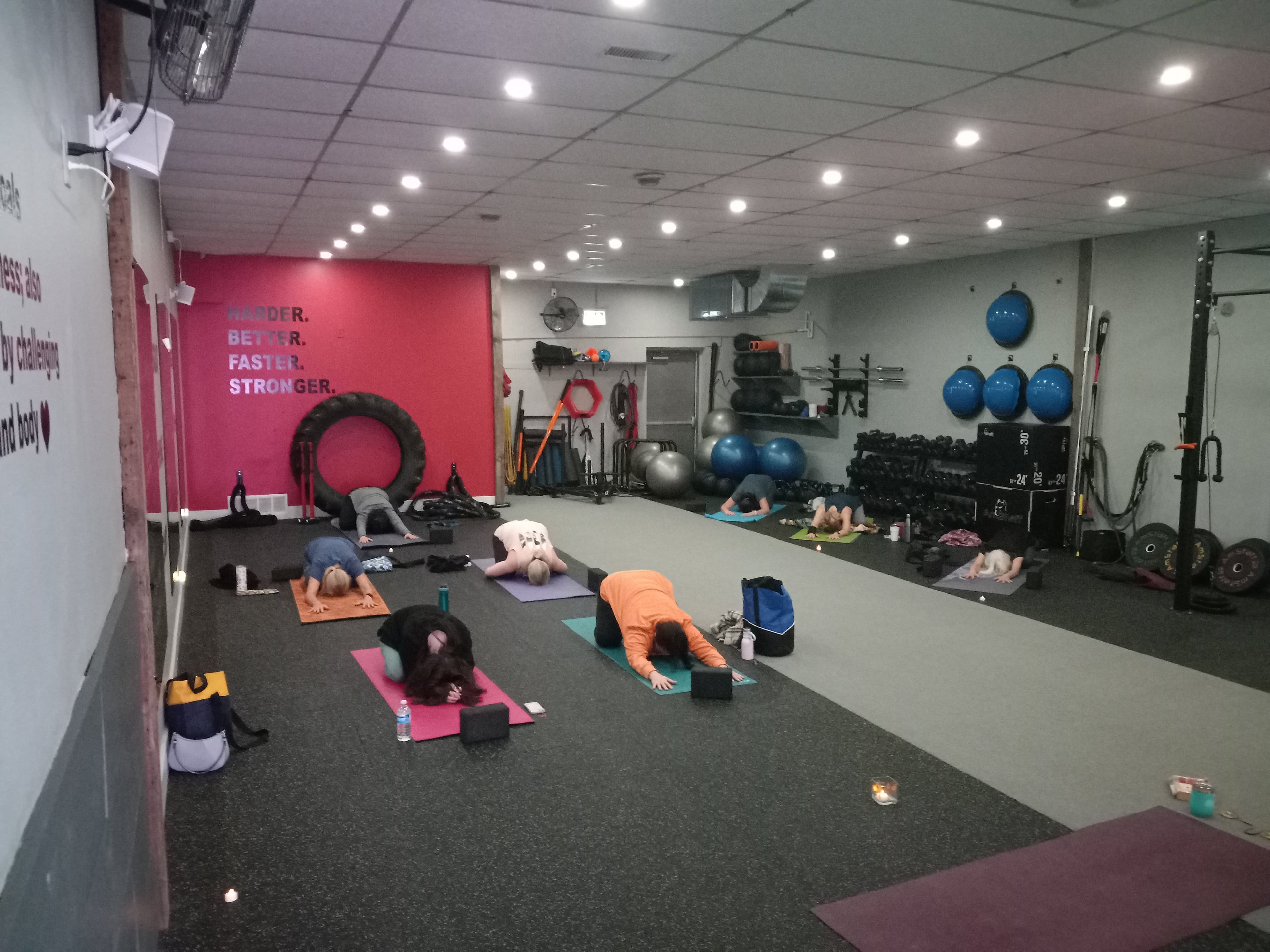 Justyna's Fitness yoga studio in Grimsby where Peace Of Heart Yoga classes are held